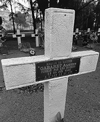 Tombe d’Alcide Gabaret au cimetière de la Chauvinière à Nantes